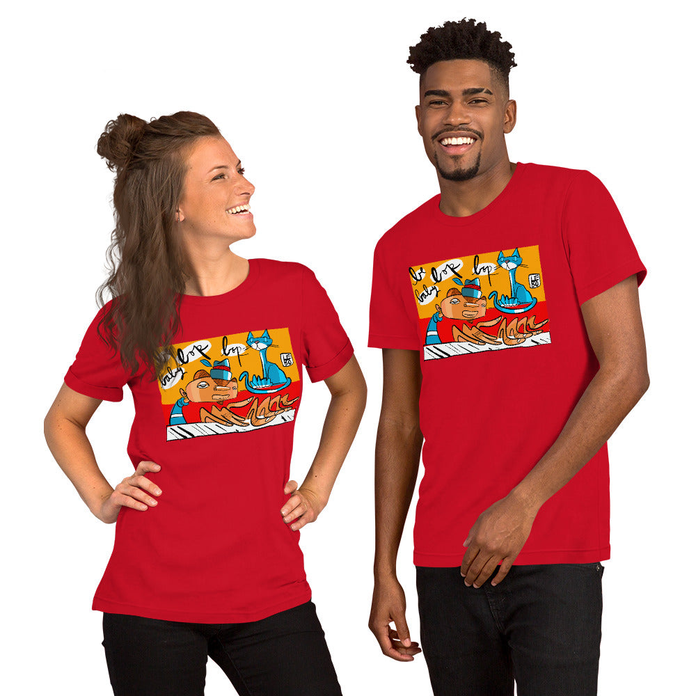 Be Bop, Bop Baby - Lebo Short Sleeve Unisex T-Shirt